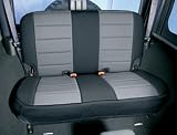 Rugged Ridge Custom Fit Seat Covers Neoprene Seat Covers- Rear Jeep Wrangler 2003 to 2006 Grey