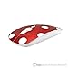 TopCase Polka Dot Design Red USB Optical Wireless Mouse for Macbook (pro , air) and All Laptop + TopCase Designed Chevron Mouse Pad