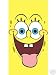 Kitchen & Housewares : Spongebob Squarepants Yellow Face Beach Towel