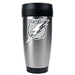 Tampa Bay Lightning Stainless Steel Travel Tumbler -Primary Logo NHL Hockey