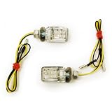 2pcs Mini Motorcycle LED Turn Signals Indicators Blinkers Lights Fits Metric... by KapscoMoto