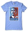 Cybertela Barack Obama 2012 Womens T-shirt President Democrat Tees