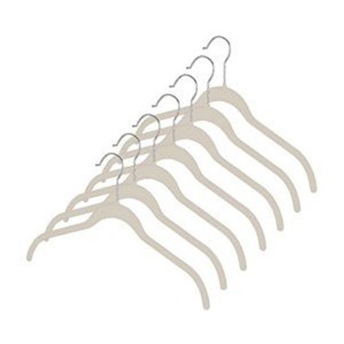 Whitmor Spacemaker Flocked Clothes Hangers - Set of 7