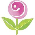 Lollipop Flowers Self-Adhesive Wall Appliqué Set