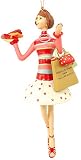 6 Funny Life Is Sweet Chocolate Diva Christmas Ornament #61231