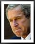 President Bush Said Tomorrow's Going to be a Hard Day for a Lot of Americans Framed Art Poster Print, 31x39