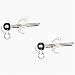 10 STERLING SILVER 4MM BALL STUD EARRINGS OPENed RING with BUTTERFLY