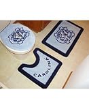 North Carolina 3 Piece Bath Rug Set