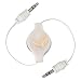 Apple iPod MP3 Car Audio Auxiliary Retractable Cable 3.5mm