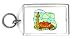 Keychain with reptile, fimbriata, matamata, chelys, turtle