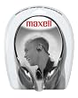 Maxell NB-201 Stereo Line Neckband Headphones, Silver