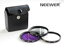 New 58mm 3-pc Photographic Lighting Filter Kit (UV, FLD, CPL) For Any 58 mm Lens