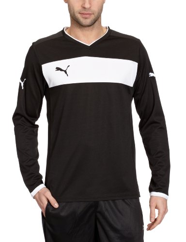 PUMA Herren Shirt PowerCat 3.12 Long Sleeve, black-white, XXL, 701262 03 Preisvergleich