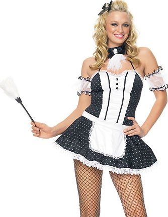 Womens Sexy French Maid Costume