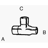 Elkhart Prod. Corp. 32824 Reducing Tee