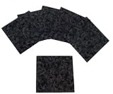 6 Piece Glass coaster set (Granite effect)