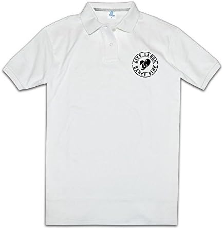White Men's Live Love Dance Sing Stamp Polo T-shirt Small