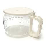Glass Carafe White Handle