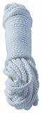 Lewis N Clark #8 1/4-Inch Nylon Rope (White, 100ft)
