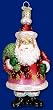 Old World Christmas Gift-Giver Santa Glass Ornament #40142