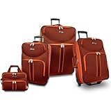 Traveler's Choice Marino 4-Piece Travel Luggage Set