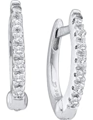 0.08CT DIAMOND FASHION HOOPS