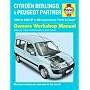 Haynes Workshop Manual Citroen Berlingo & Peugeot Partner