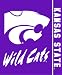 Kansas State University Wildcats Plush Throw Blanket