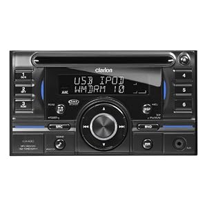 Clarion CX400 Double-DIN In-Dash CD / MP3 / WMA / AAC Reciever with USB
