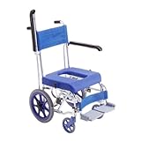 ミキ フローラシリーズ MHC-46 お風呂用車いす ブルー 座幅44cm 前座高46.5cm
