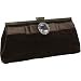 J. Furmani Velvet Clutch - BROWN