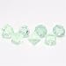 Laser Green Precision 7-Dice Set, no ink