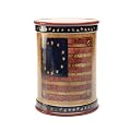Linda Spivey "Americana" Country Waste Paper Basket