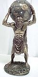 Bronze Finish "Atlas Holding the Heavens" Statue