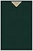 15 Dark Green Linen 80# Cover Paper Sheets - 12