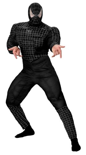  Adult and Teen Deluxe Black Suit Spiderman Venom Costume