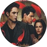 New Moon Twilight Jacob Edward Bella Glass Christmas Ornament Suncatcher #9