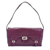 Fendi - Fendi Burgandy Leather Shoulder Bag