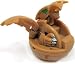 Bakugan B2 Bigger Brawlers LOOSE Single Figure Special Attack Sub Terra [Brown] Spin Ravenoid