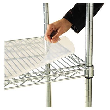 Alera SW59SL3618 - Shelf Liners For Wire Shelving, 36w x 18d, Clear Plastic, 4/Pack