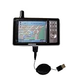 Retractable USB Cable for the Medion MDPNA 150 with Power Hot Sync and Charge capabilities - uses Gomadic TipExchange Technology
