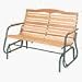 Outdoor Living : Jack Post Country Garden Hi-Back Glider with Matte Green Frame