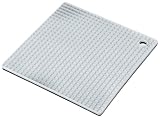 SiliconeZone Grid Two-Toned Pot Holder, Black/White
