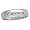 Personalized 5mm. Polished Sterling Silver Band with Name Outside- 6