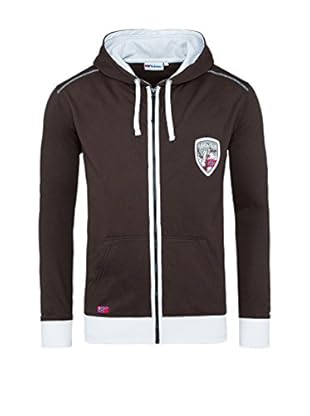 Nebulus Sudadera con Cierre Throys (Marrón)