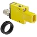 Banner SM312FQD Mini Beam DC Photoelectric Sensor, Glass Fiber Mode, 4-Pin European QD Termination, Variable Sensing Range