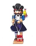 Kurt Adler Steinbach 17-Inch German Nutcracker Pirate Series, Long John Silver