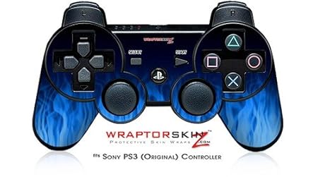 Sony PS3 Controller Skin - Fire Blue
