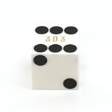 White 19mmCasino Dice