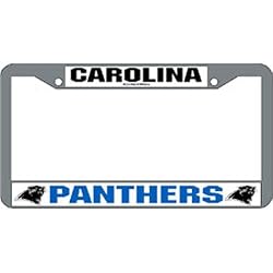 Carolina Panthers NFL Chrome License Plate Frame